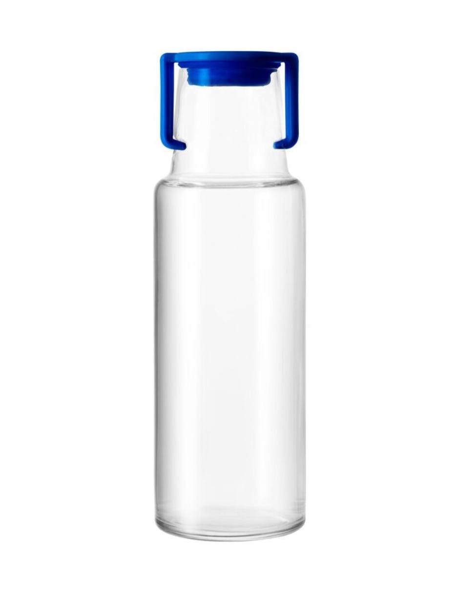 Botella de agua de vidrio Argo con tapa a presión 1 L Botella de agua de vidrio Argo con tapa a presión 1 L