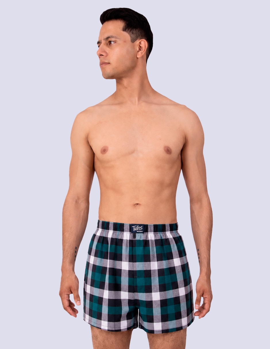 Set bóxer Twins de algodón para hombre 3 piezas