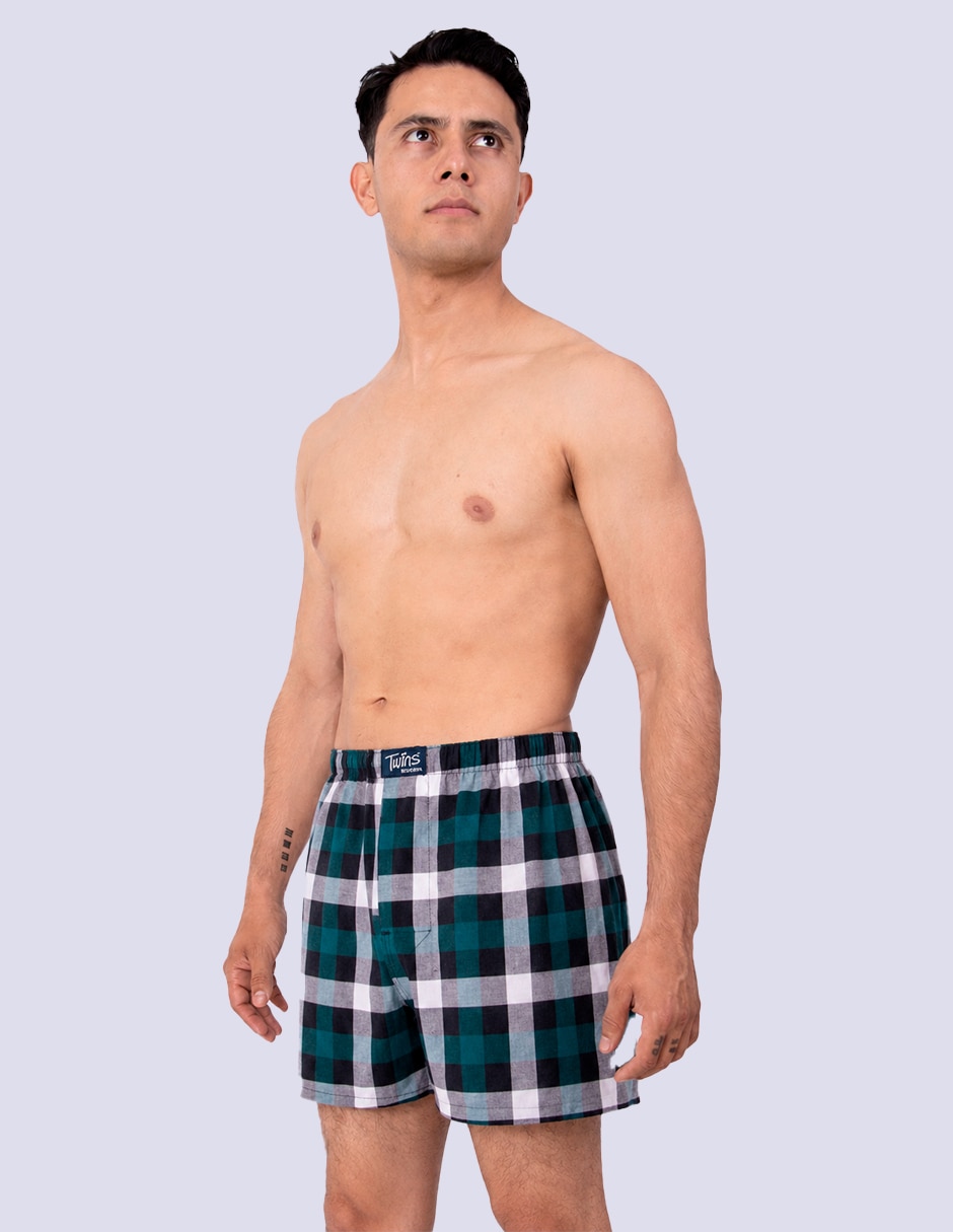 Set bóxer Twins de algodón para hombre 3 piezas