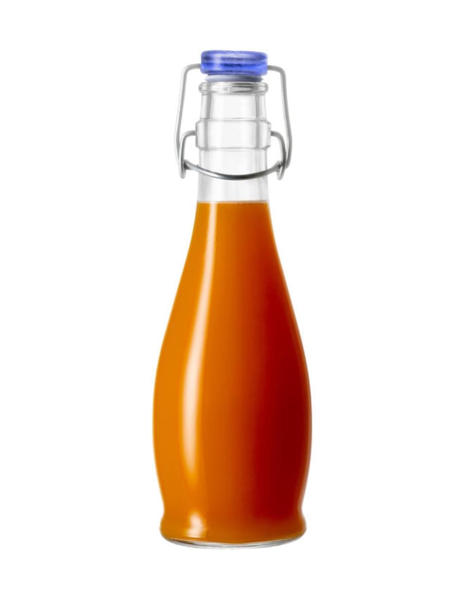 Botella de agua de vidrio Indro con tapa a presión 354 ml 3