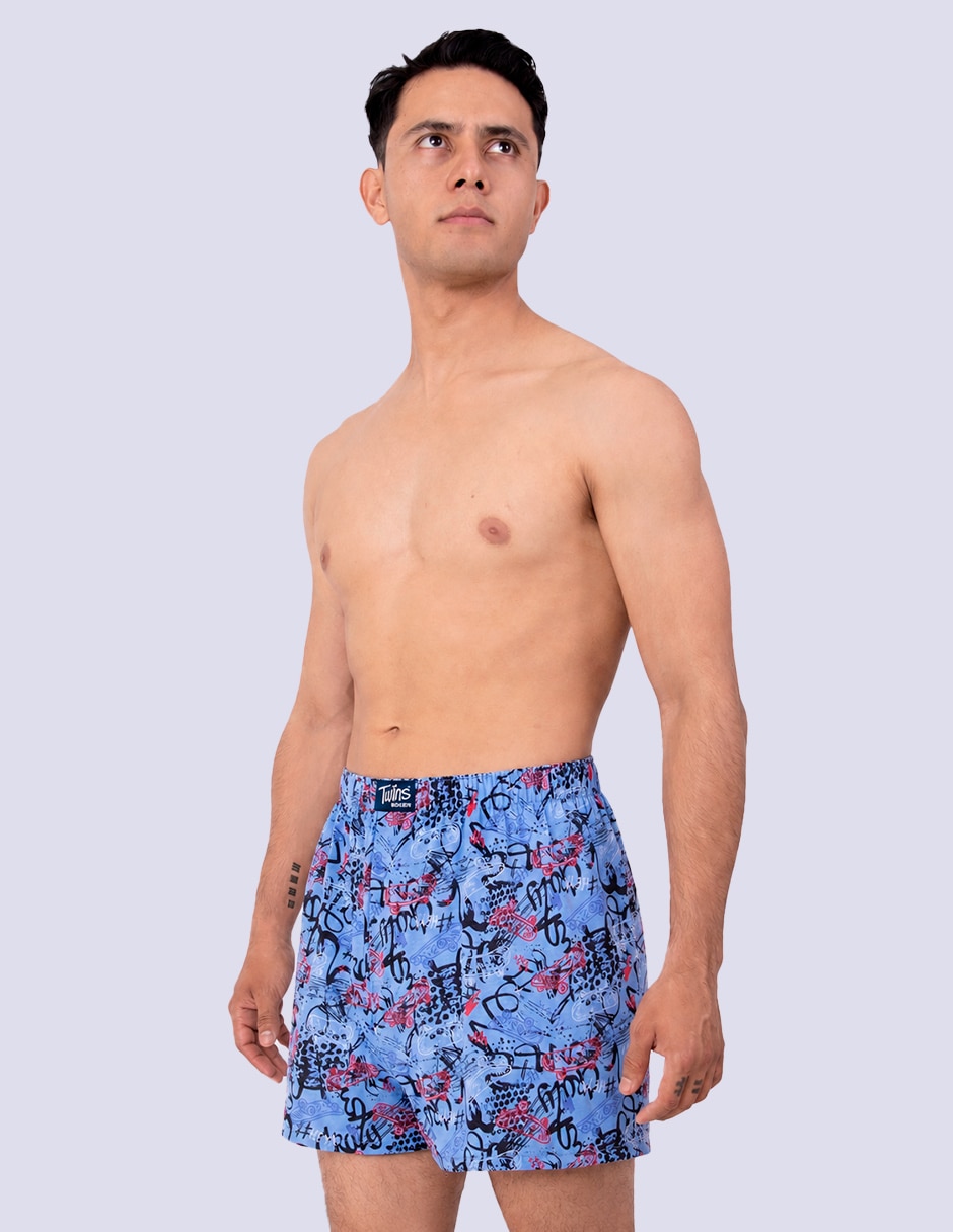 Set bóxer Twins de algodón para hombre 3 piezas