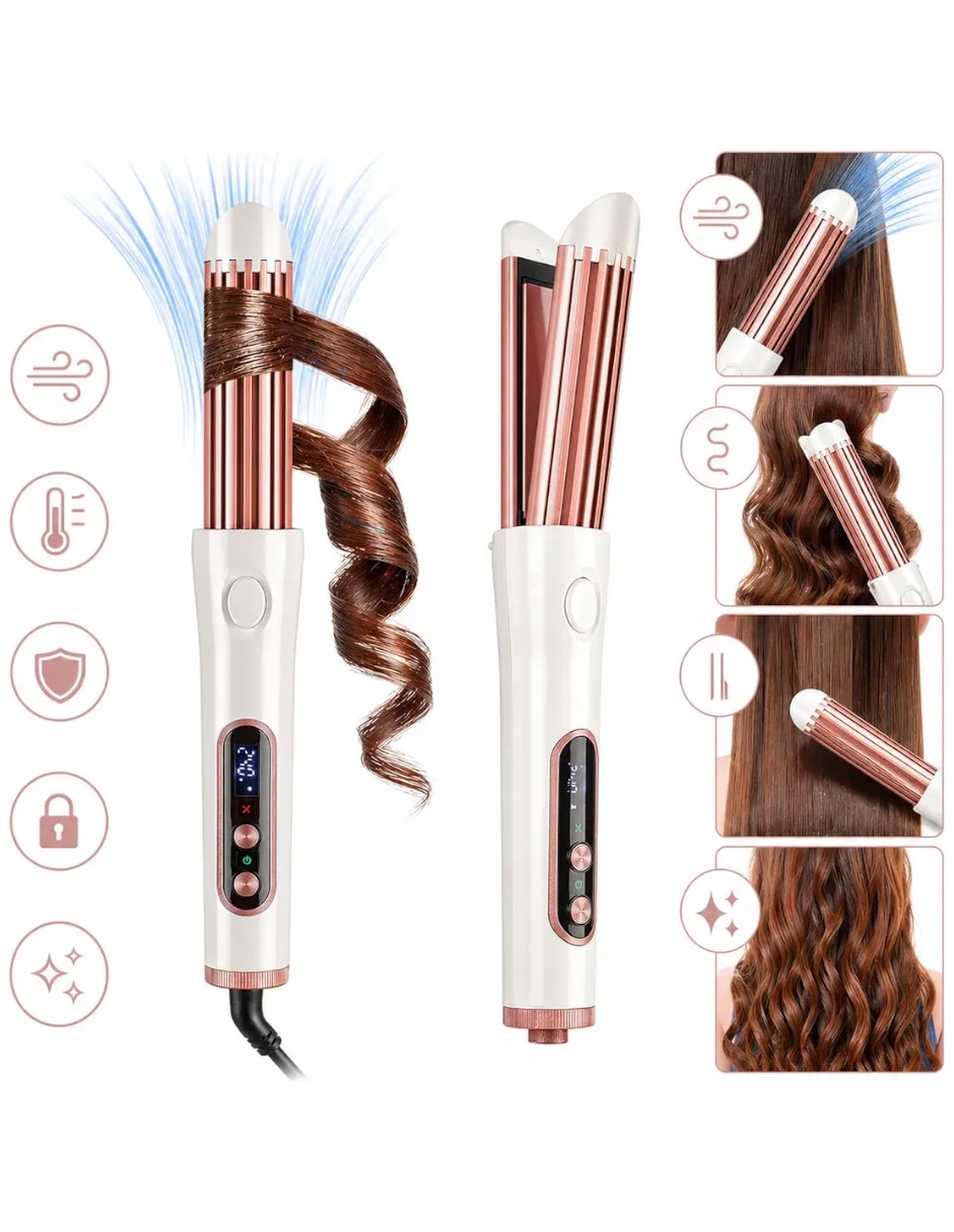 Plancha para cabello con aire Genérica placas de cerámica