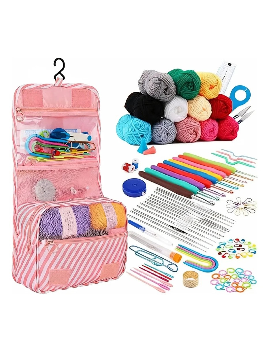 Kit de tejido y costura portátil