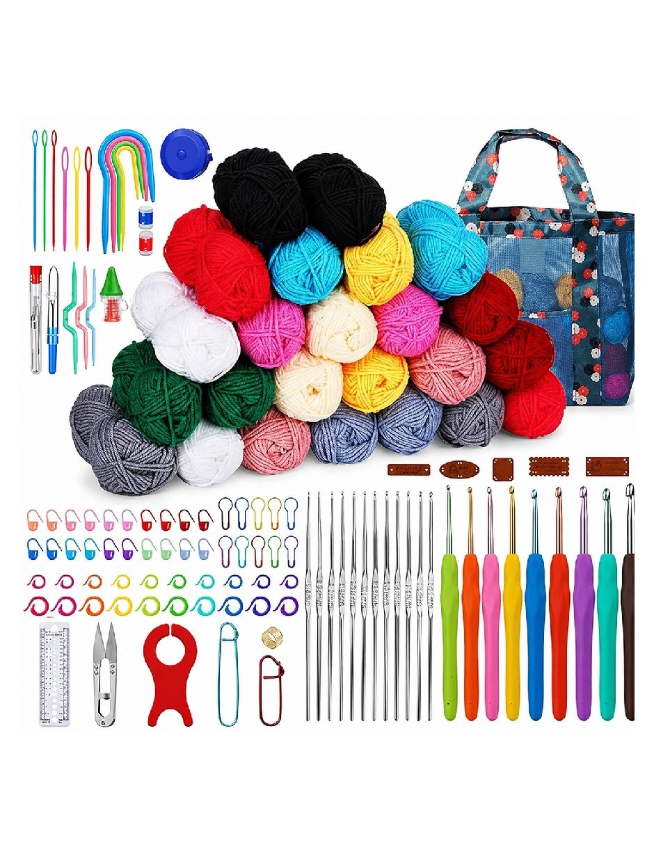 Kit de tejido y bordado crochet