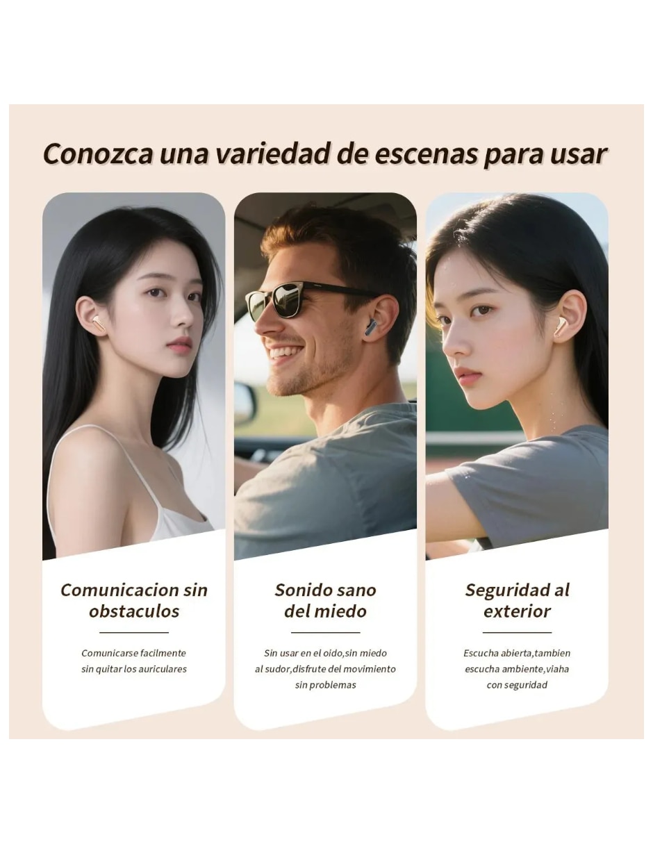 Audífonos In-Ear Belug Inalámbricos con cancelación de ruido 3