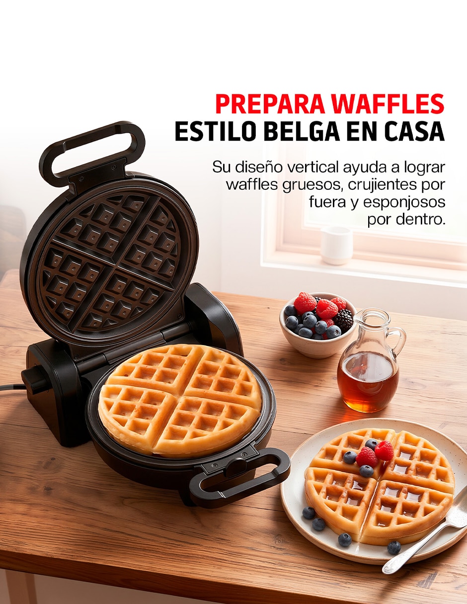 Waflera eléctrica vertical compacta 5