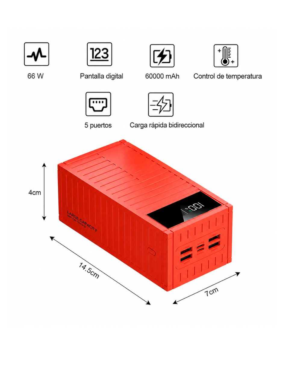 Batería recargable Kimhi 6000 Mah CH042WH