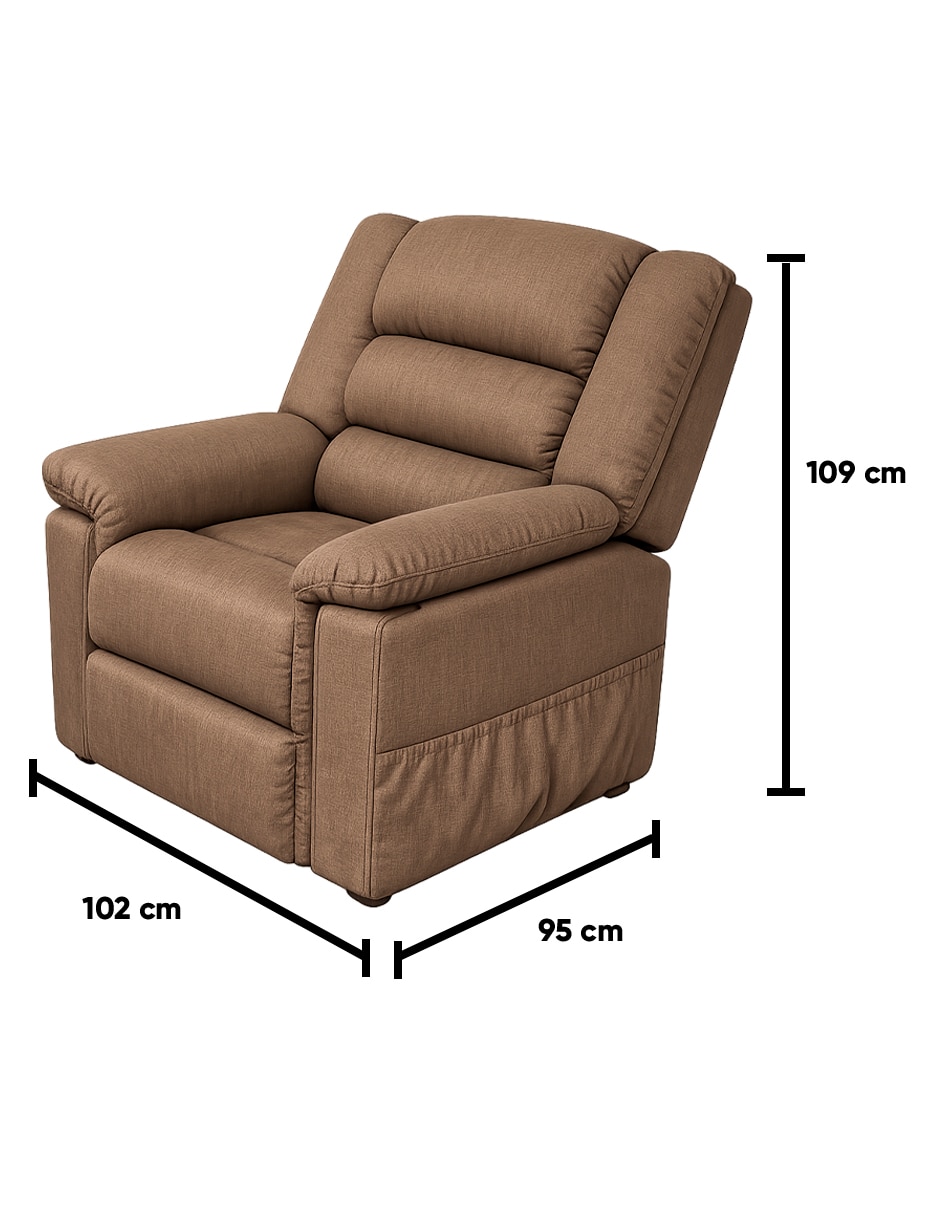 Reclinable Sonora de tela 5