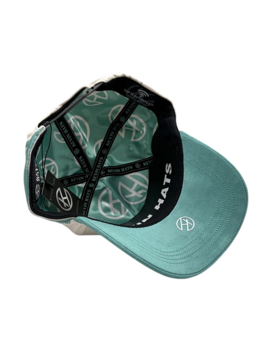 Gorra visera curva snapback casual Big Boss Sakura Aqua para hombre