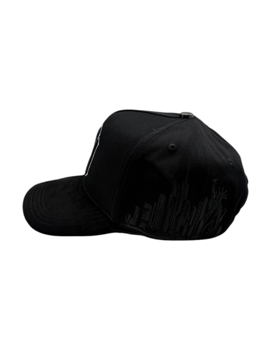 Gorra visera curva snapback para casual Big Boss Sakura Black para hombre