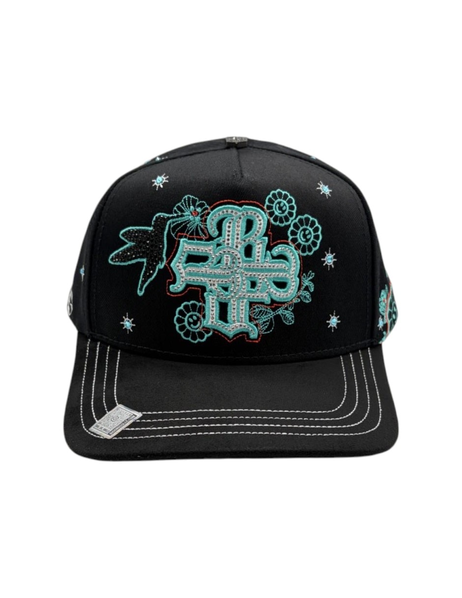 Gorra visera curva snapback para casual Big Boss Colibri Black para hombre