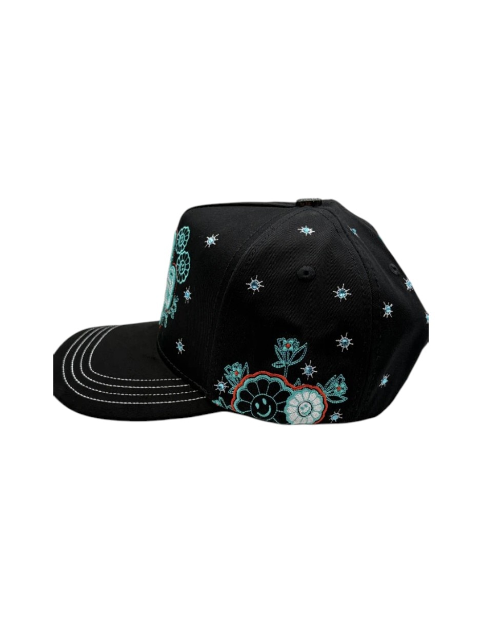 Gorra visera curva snapback para casual Big Boss Colibri Black para hombre