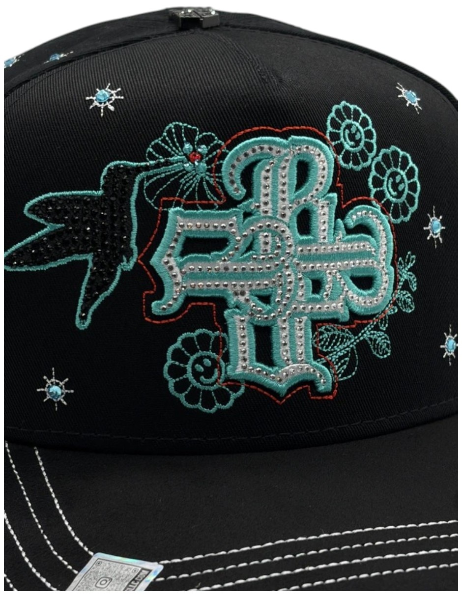 Gorra visera curva snapback para casual Big Boss Colibri Black para hombre