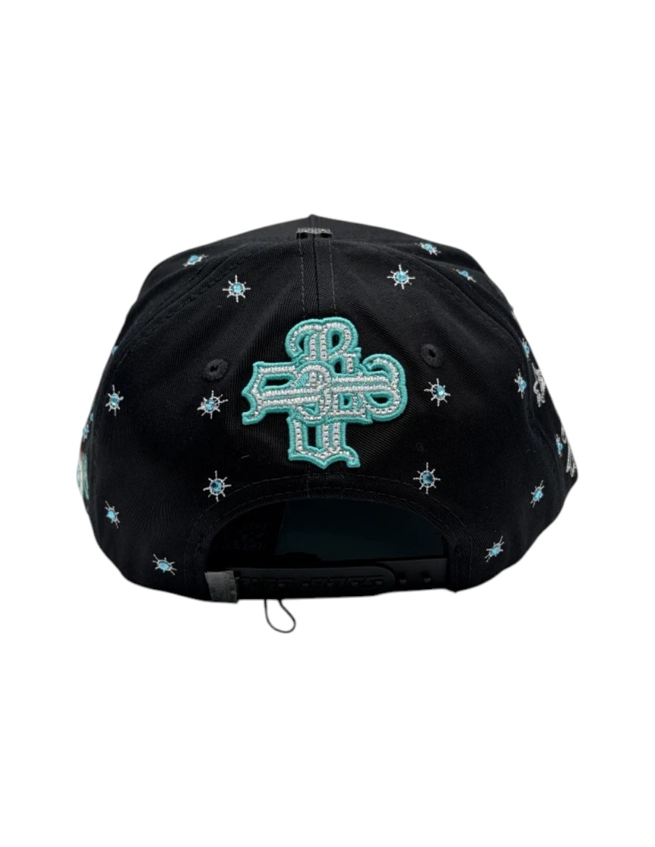 Gorra visera curva snapback para casual Big Boss Colibri Black para hombre