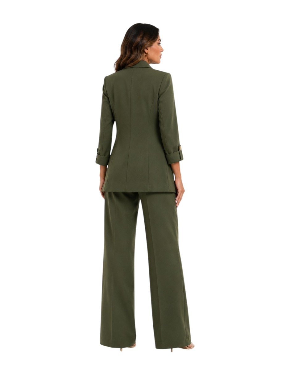 Conjunto de 3 piezas business casual yaretni para mujer