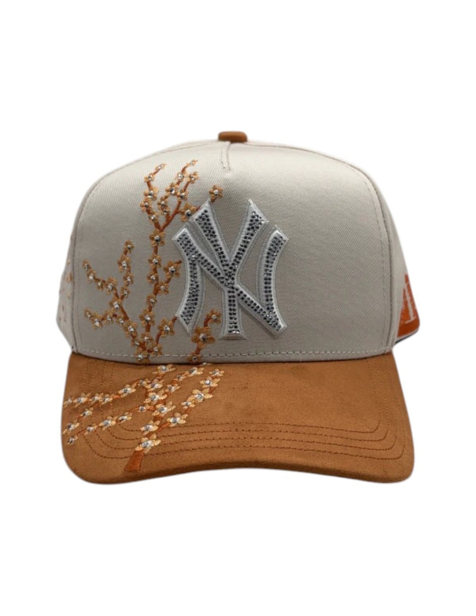 Gorra visera curva snapback para casual Big Boss Sakura Orange para hombre