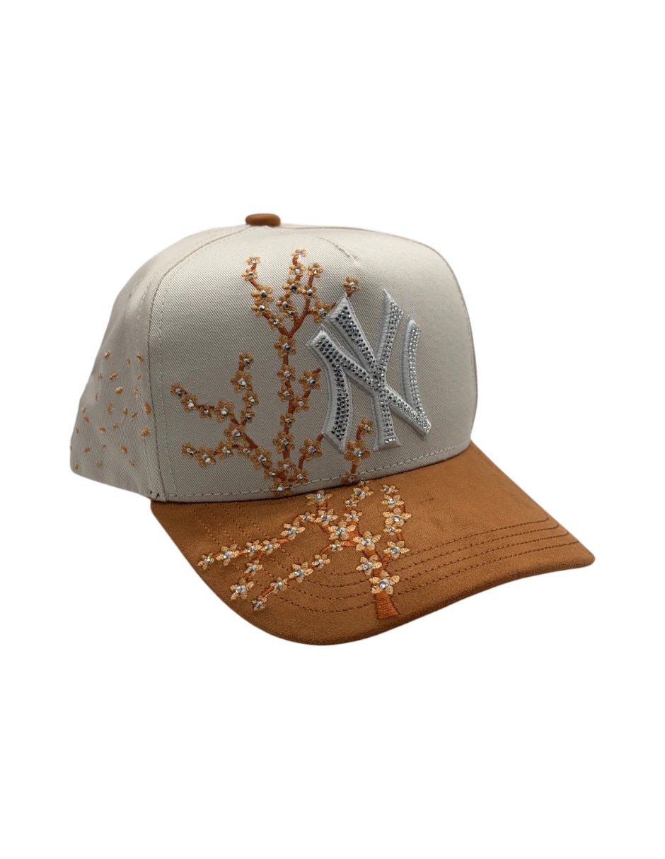 Gorra visera curva snapback para casual Big Boss Sakura Orange para hombre