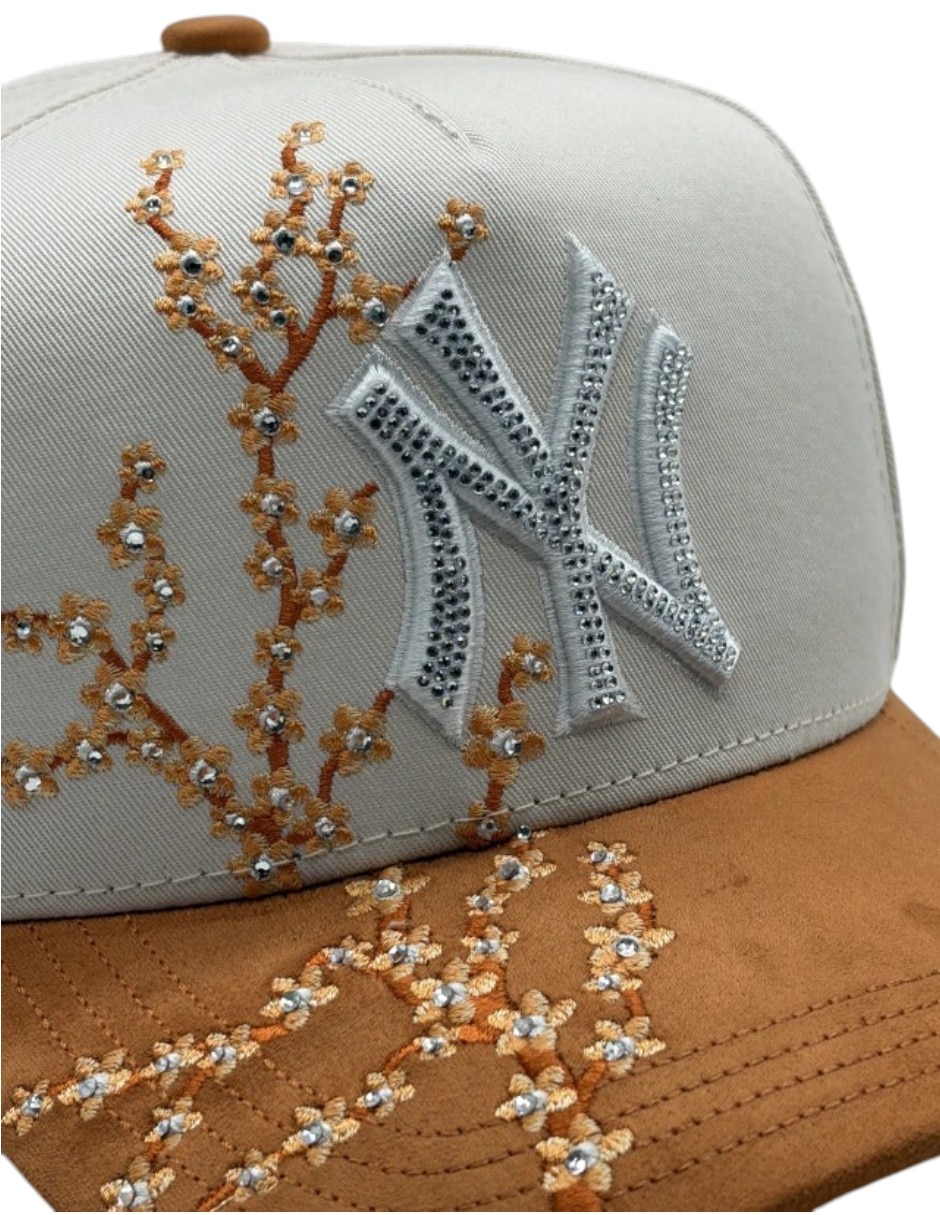 Gorra visera curva snapback para casual Big Boss Sakura Orange para hombre