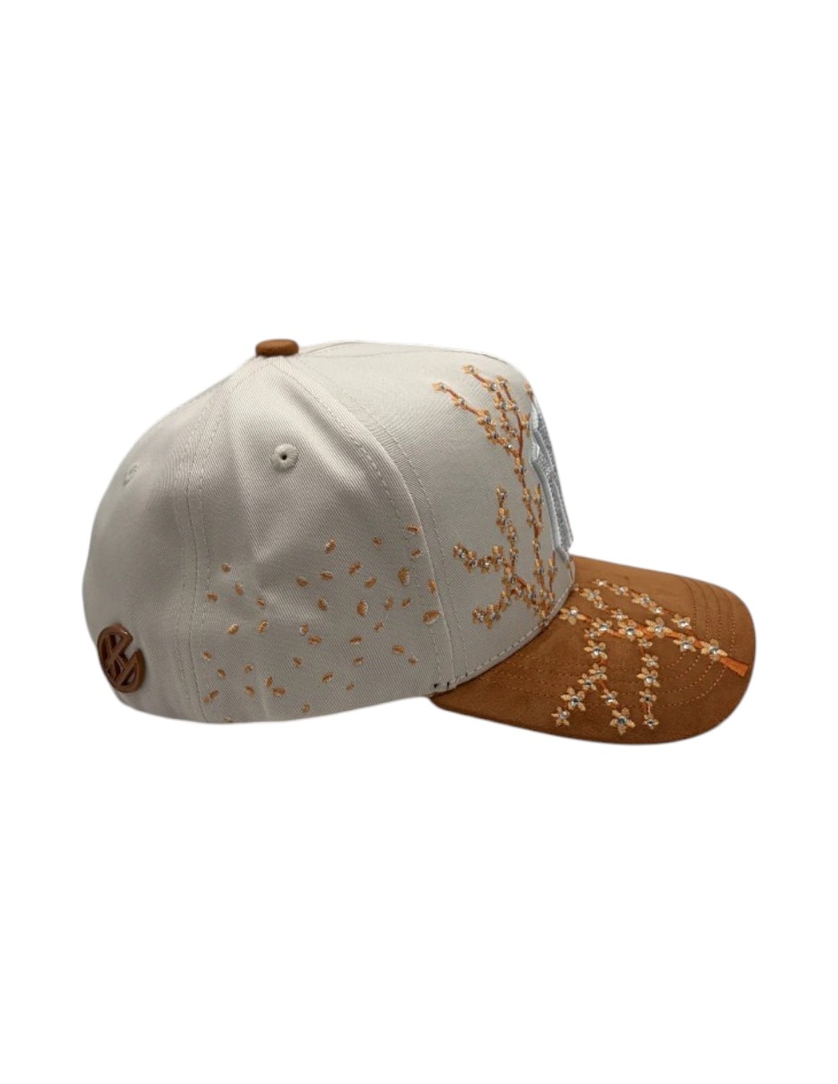 Gorra visera curva snapback para casual Big Boss Sakura Orange para hombre