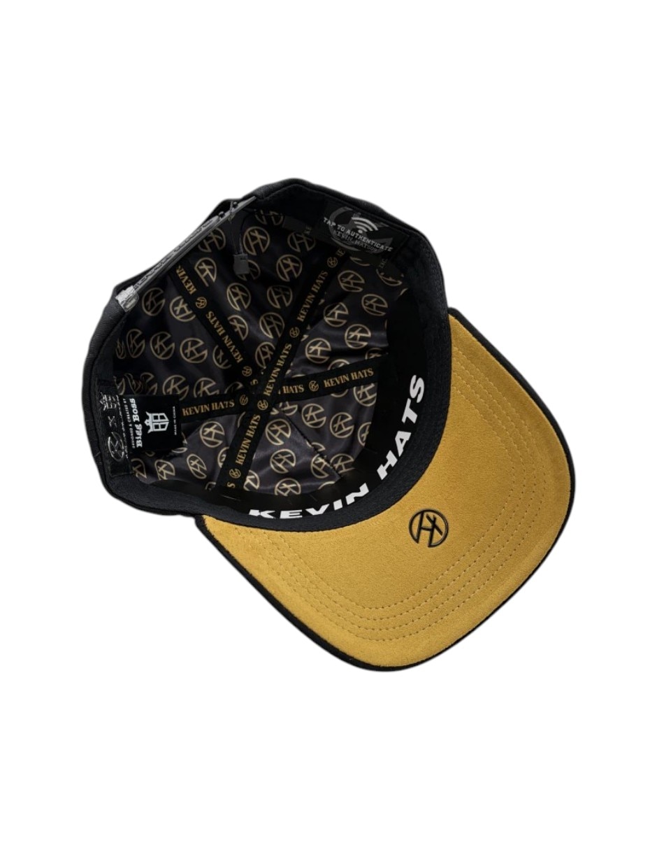 Gorra visera curva snapback para casual Big Boss Cristo Chrome Gold para hombre