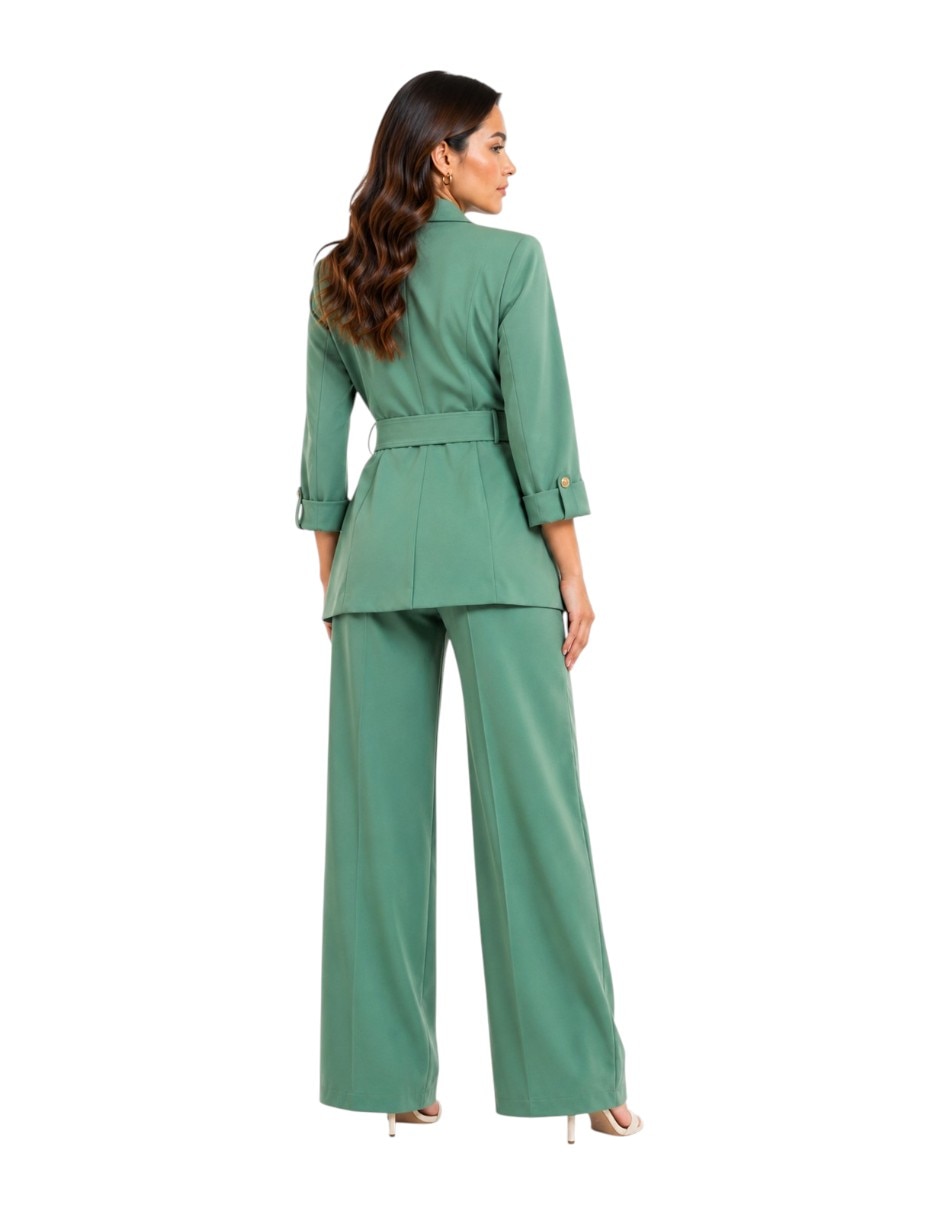 Conjunto de 3 piezas business casual yaretni para mujer