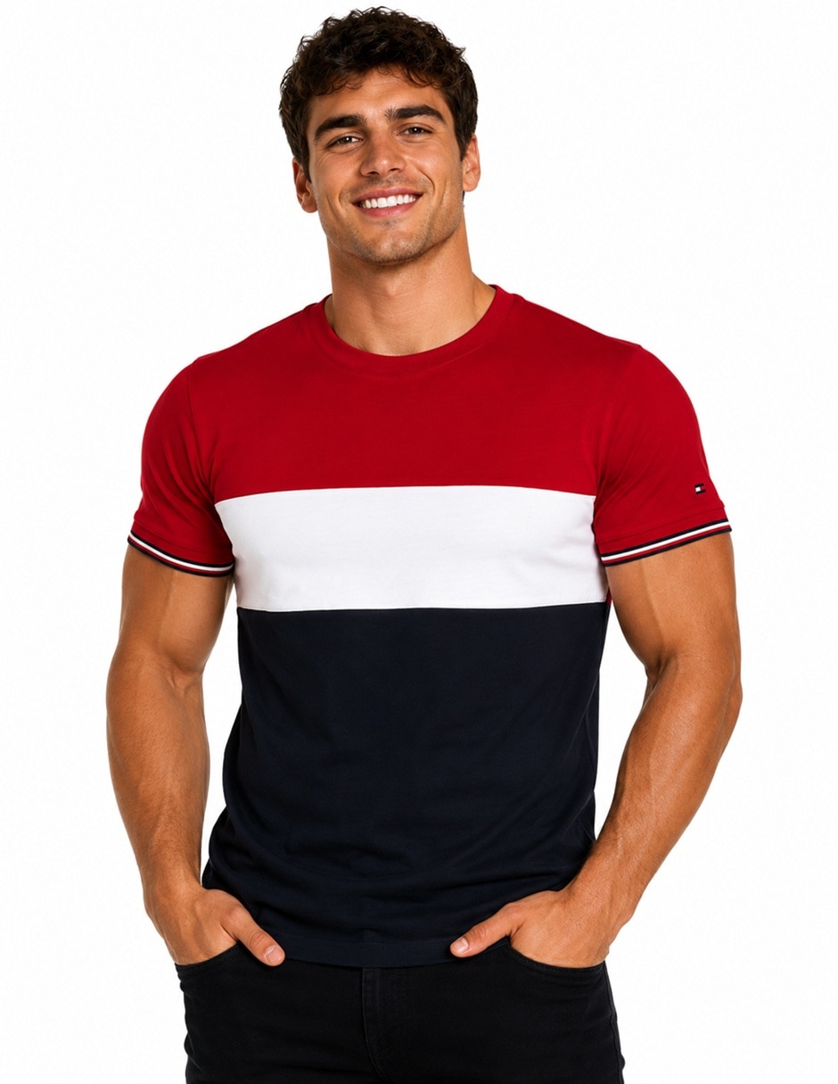 Playera Tommy Hilfiger cuello redondo para hombre