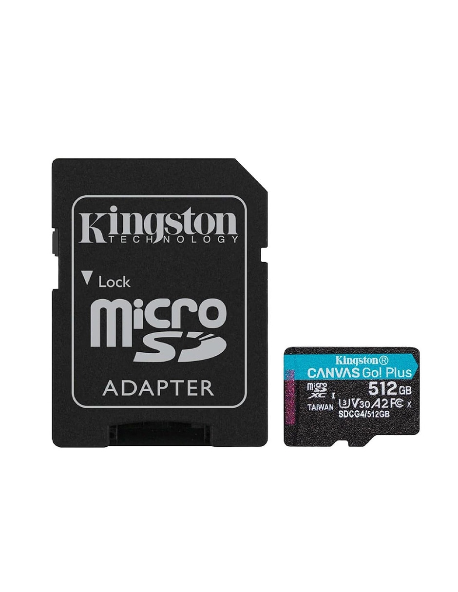 Memoria micro SD capacidad 512 GB 3