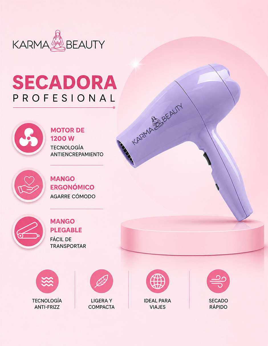 Secadora de cabello KRM-975371 7