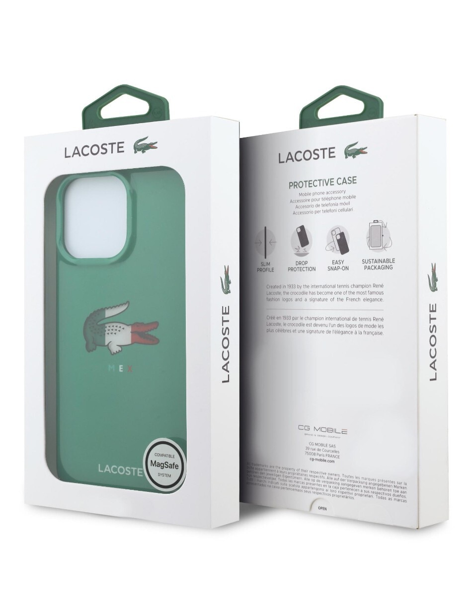 Funda para apple Lacoste edicion especial Mexico de TPU