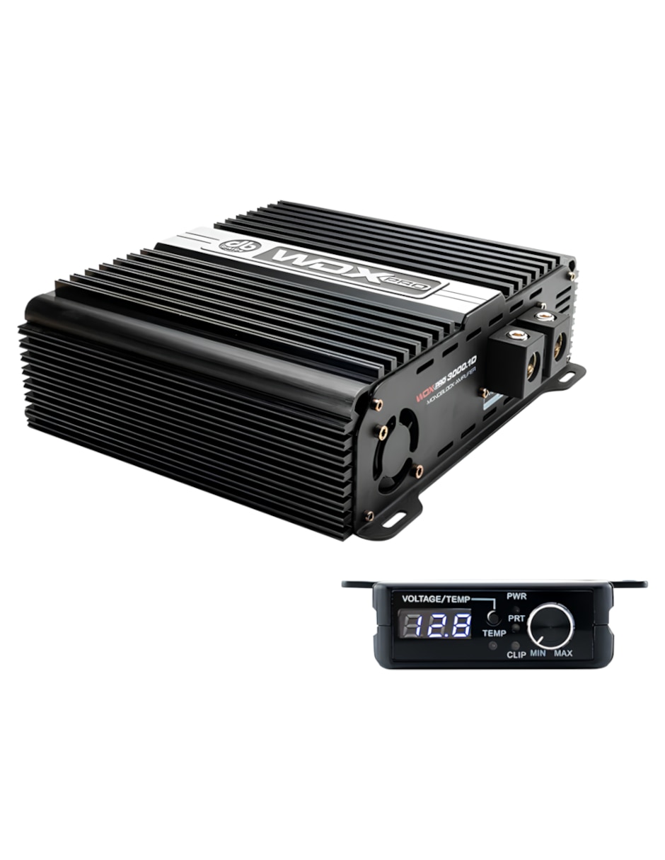 Amplificador para auto WDXPRO3000.1D de 12 VDC Amplificador para auto WDXPRO3000.1D de 12 VDC