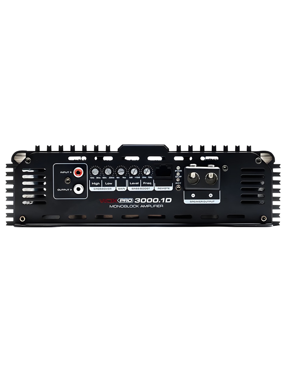 Amplificador para auto DB Drive WDXPRO3000.1D de 12 VDC