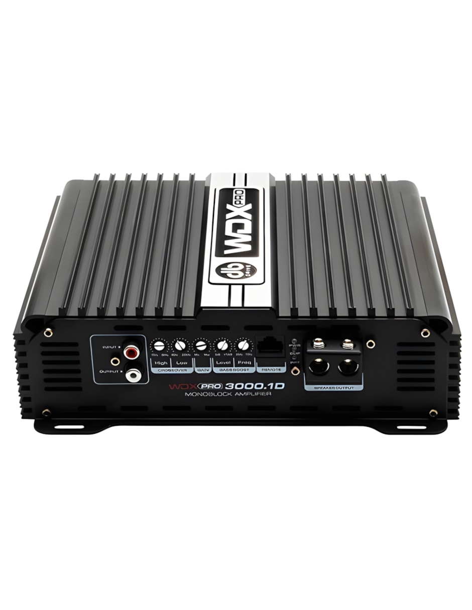 Amplificador para auto DB Drive WDXPRO3000.1D de 12 VDC