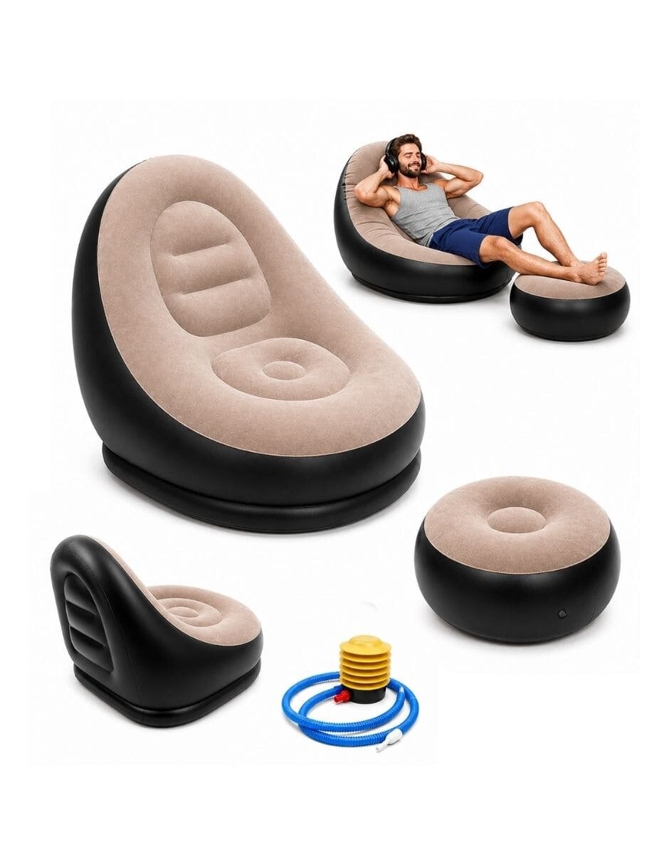 Sillón inflable 100 kg PVC recámara 2