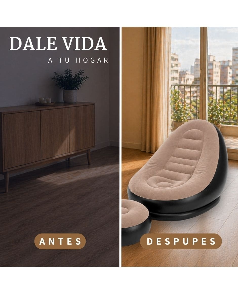 Sillón inflable