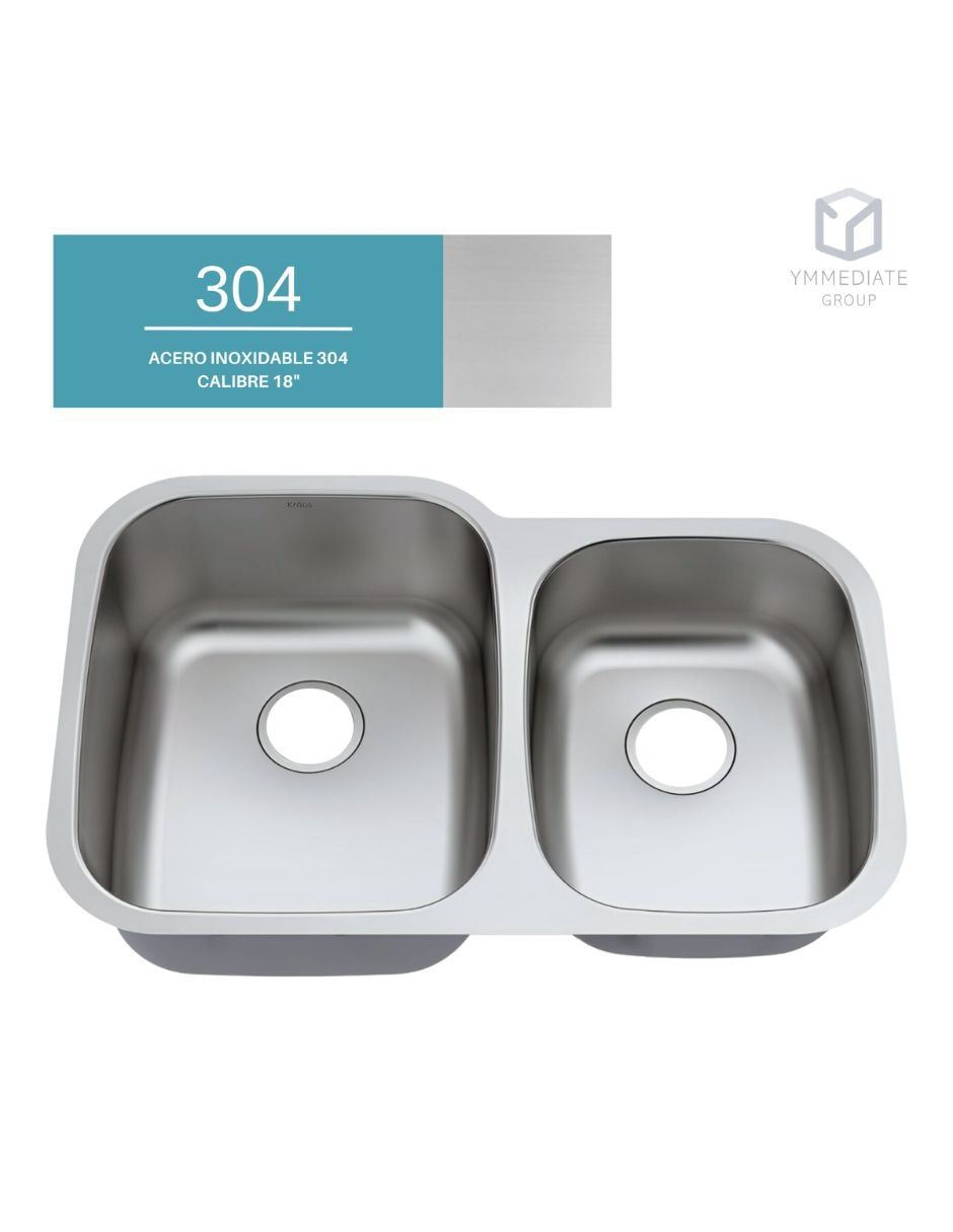 Fregadero de acero inoxidable YMA Home