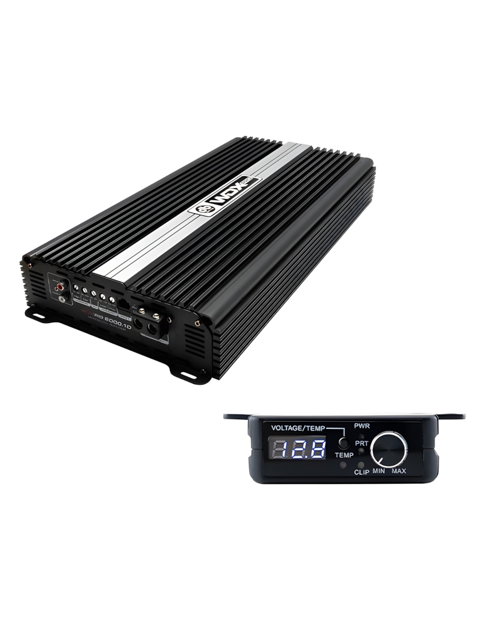 Amplificador para auto WDX PRO8000.1D de 12 VDC Amplificador para auto WDX PRO8000.1D de 12 VDC