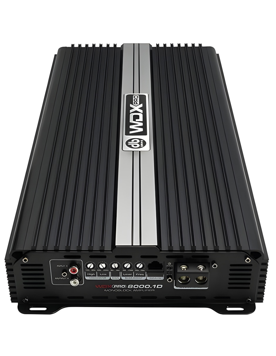 Amplificador para auto Db Drive WDX PRO8000.1D de 12 VDC