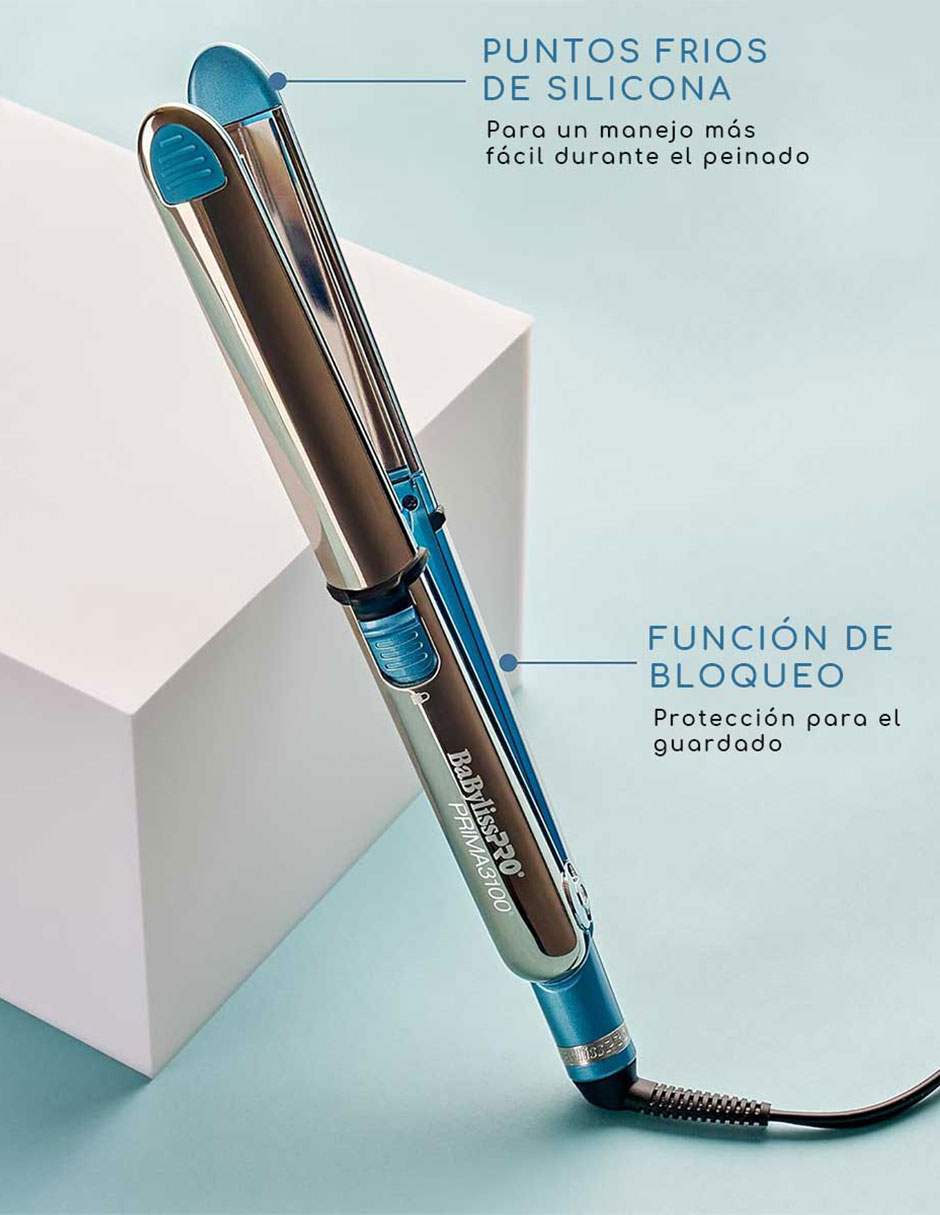 Set alaciadora Babyliss Pro placas de nano titanium