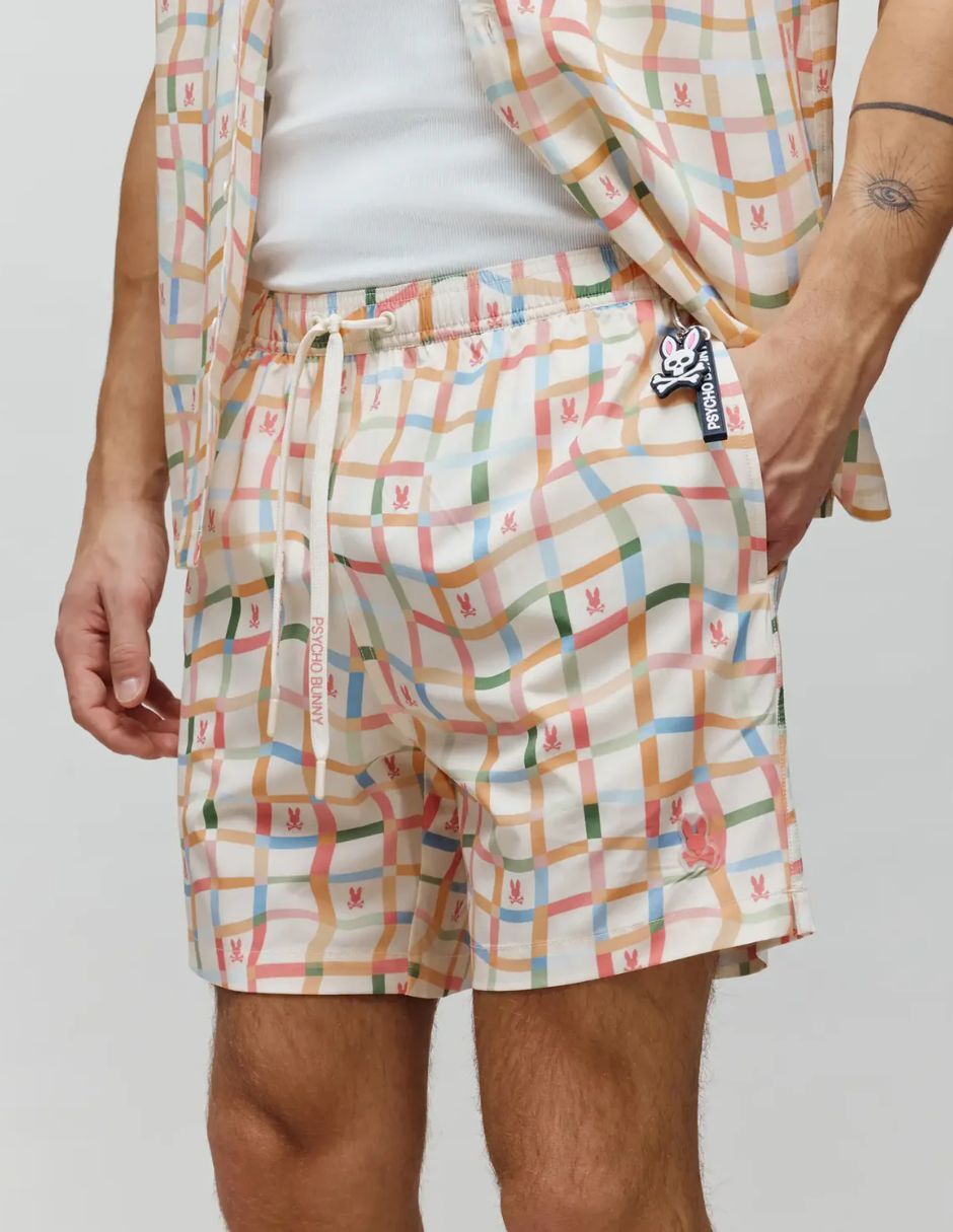 Traje de baño Psycho Bunny con bolsillos para hombre