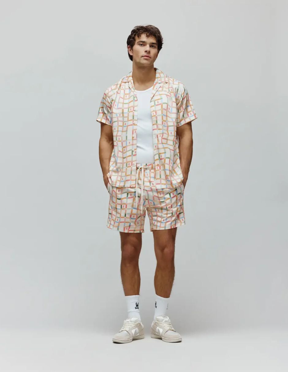 Traje de baño Psycho Bunny con bolsillos para hombre