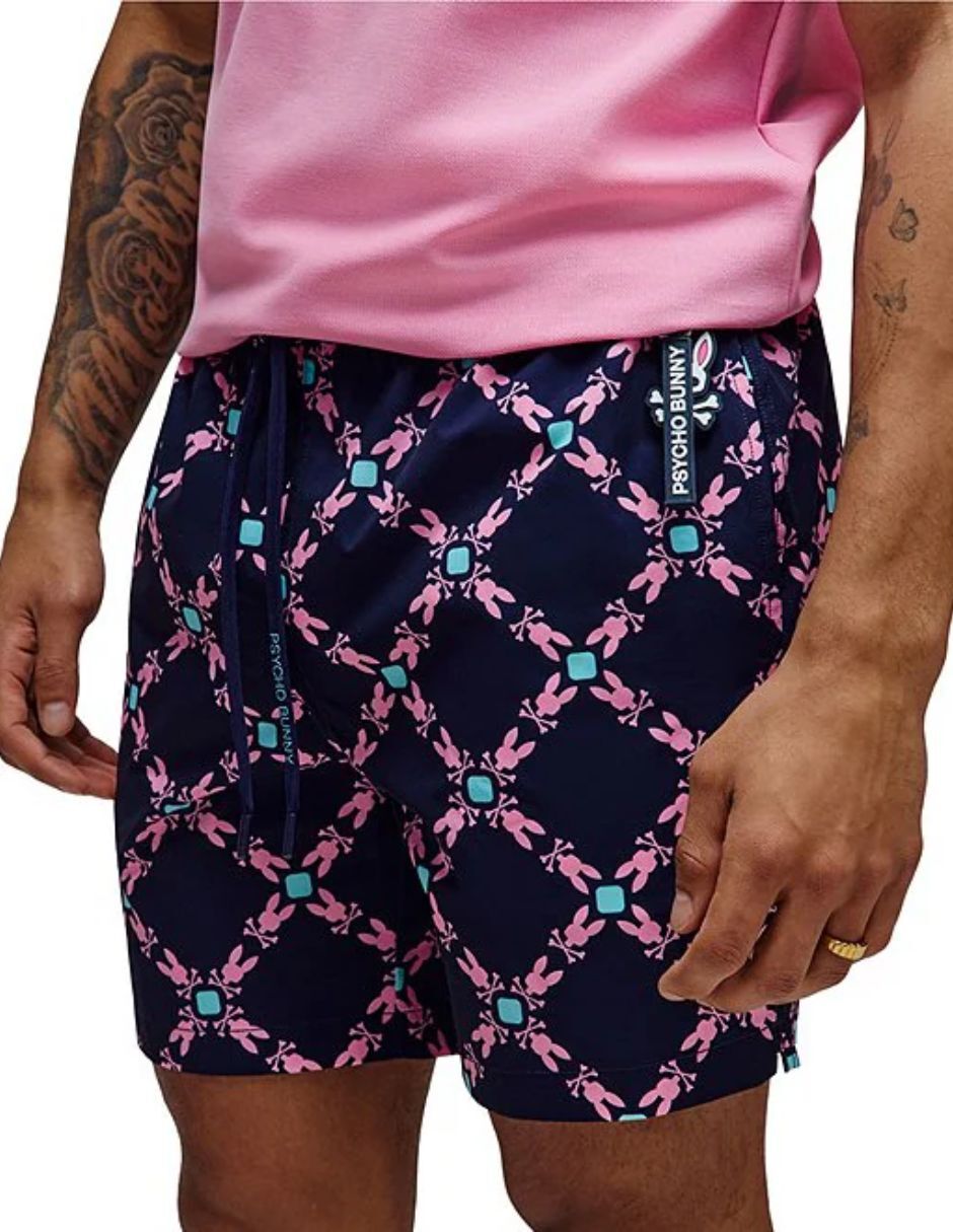 Traje de baño Psycho Bunny con bolsillos para hombre