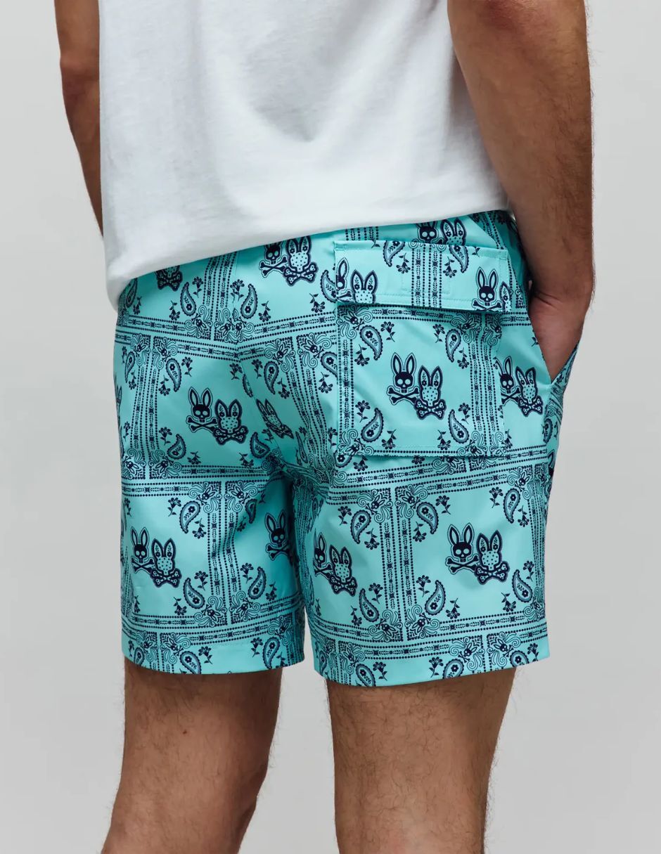 Traje de baño Psycho Bunny con bolsillos para hombre