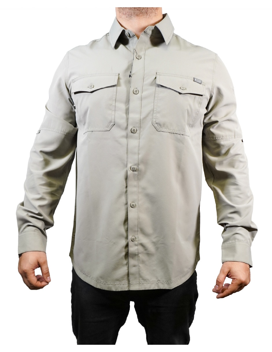 Camisa casual 5.11 manga larga para hombre