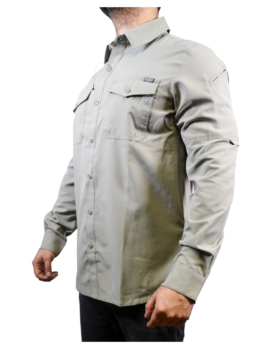 Camisa casual 5.11 manga larga para hombre
