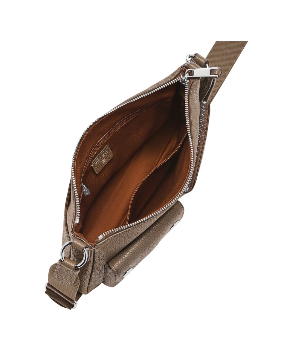 Bolsa crossbody Fossil Maysen de piel para mujer