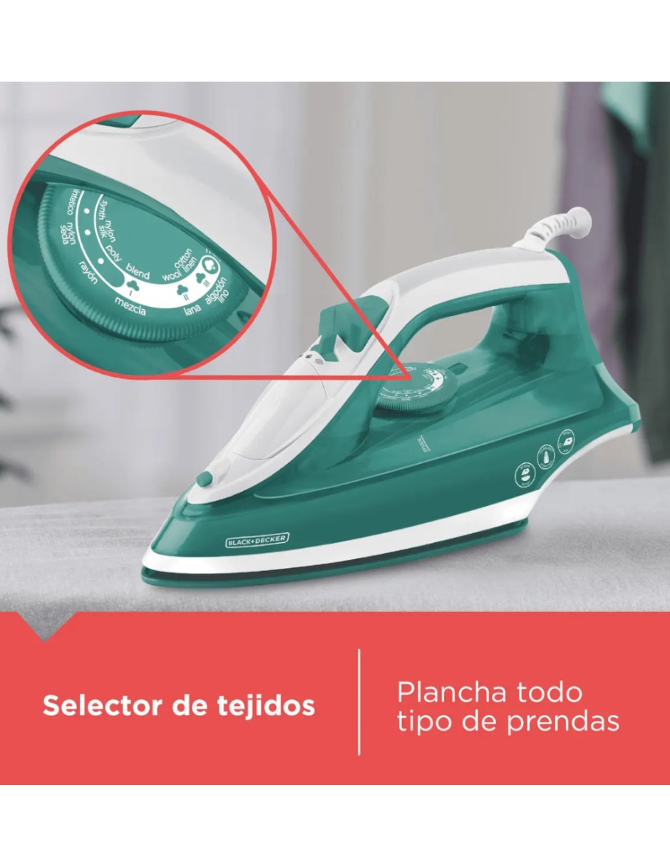 Plancha Black & Decker suela antiadherente