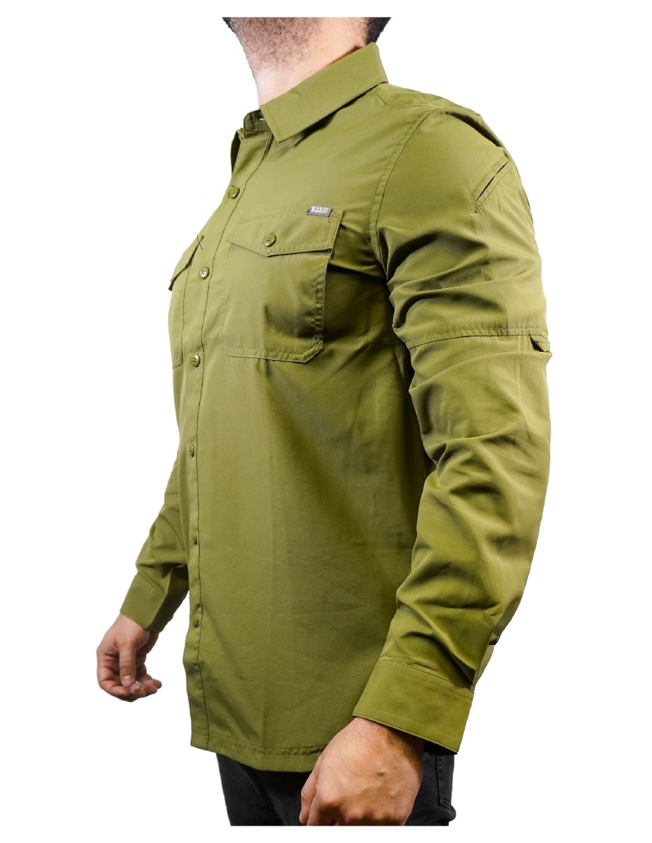 Camisa casual 5.11 manga larga para hombre