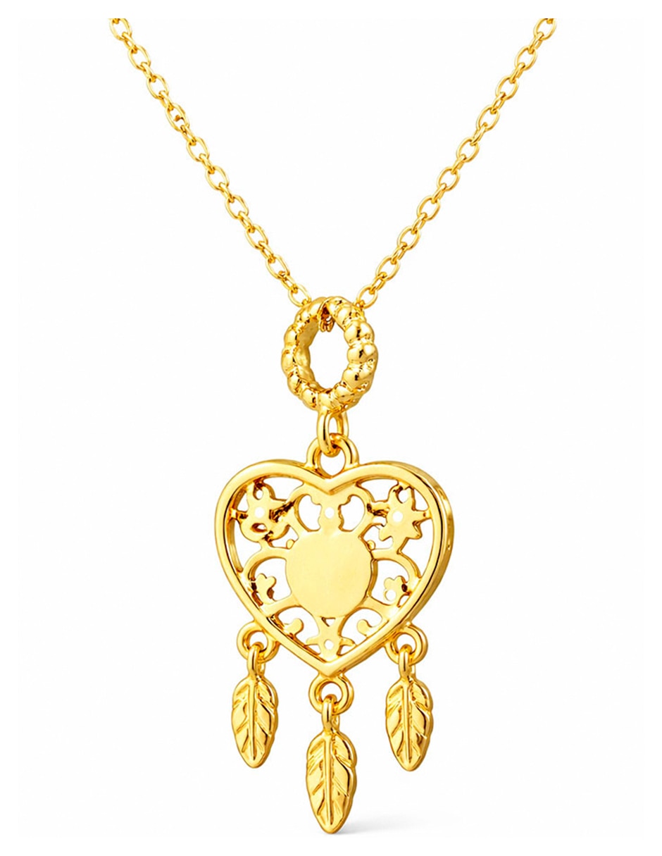 Collar con dije de atrapasueños Moon & Self 18 k