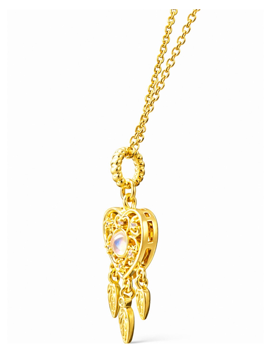 Collar con dije de atrapasueños Moon & Self 18 k
