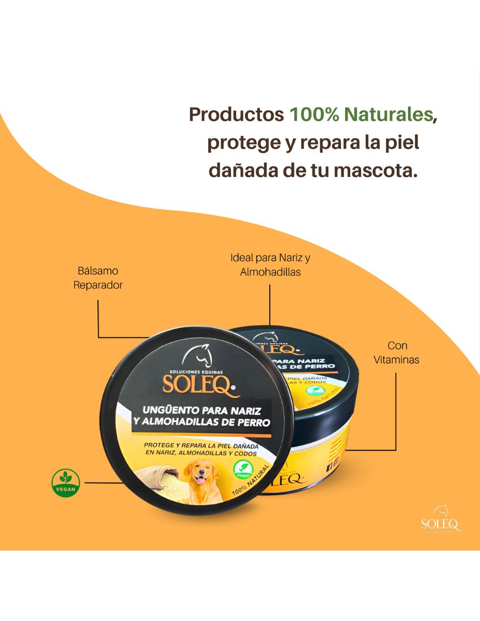 Bálsamo para mascota hidratar Soleq